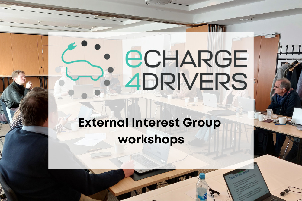 Discover the eCharge4Drivers EIG workshops